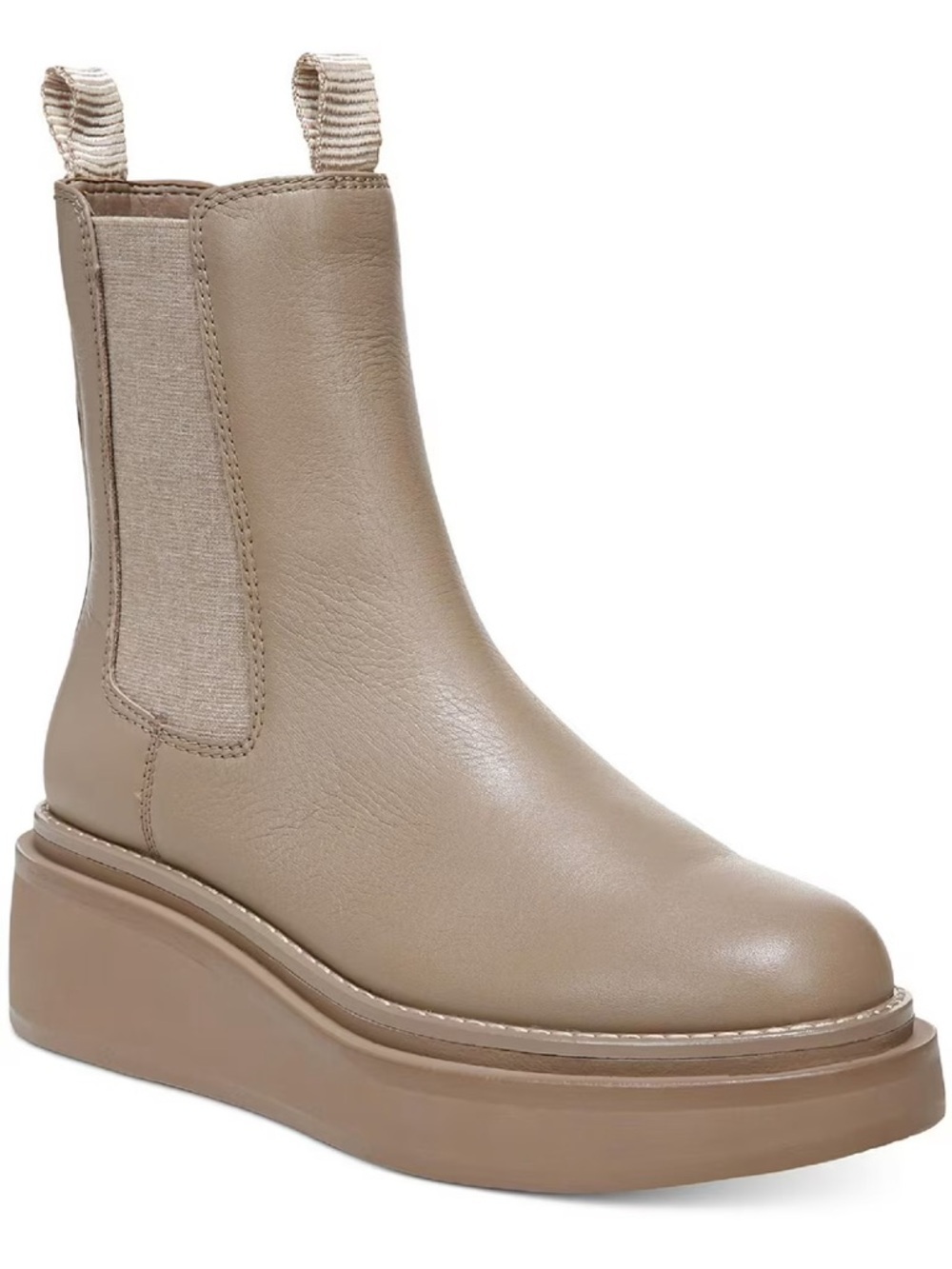 Women’s SAM EDELMAN Kolton taupe leather Chelsea boots- size 9